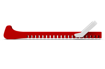 A photo of the Blue Sports Centipede Skate Guards in colour red. 