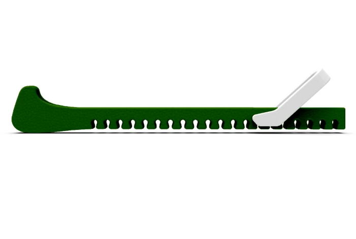 A photo of the Blue Sports Centipede Skate Guards in colour forest green. 