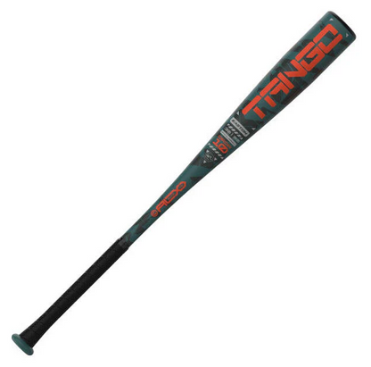 A photo of the Easton Tango 2 3/4" Barrel (-10) USSSA Youth Baseball Bat in colour green and orange. TANGO logo view.