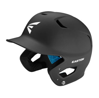 A photo of the Easton Z5 2.0 Matte Solid Senior Baseball Batting Helmet in colour black.