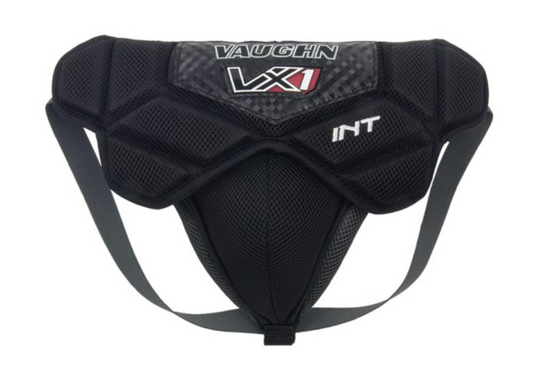 A photo of the Vaughn VX1 Intermediate Goal Cup in colour black.