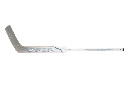 A photo of the Bauer Flylite Goalie Stick (2025] in colour white and silver.