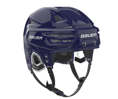 A photo of the Bauer RE-AKT 3D Helmet in colour navy.
