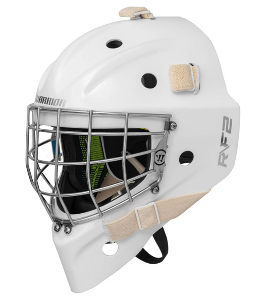 Warrior R\F2 E Certified Square Bar Junior Goalie Mask (2023)