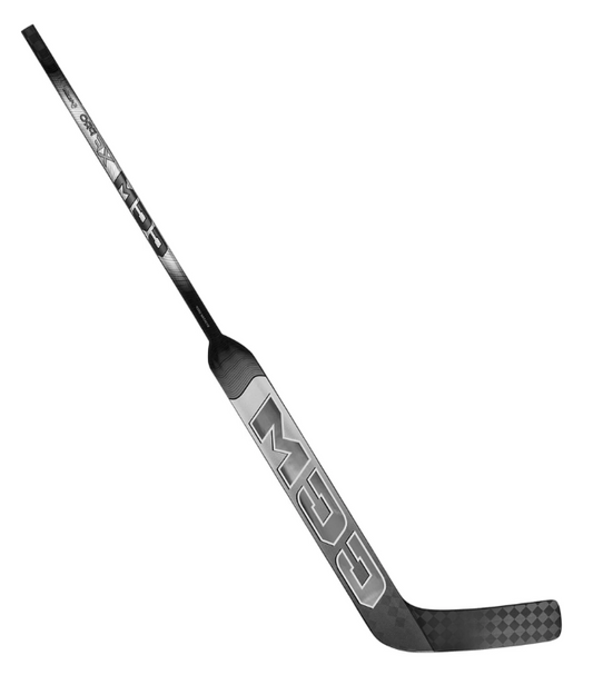 A photo of the CCM XF Pro CC2 P1 Senior Goalie Stick in colour white and ice grey. 