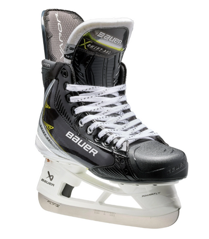 A photo of the Bauer Vapor Shift Pro Hockey Skates (2025) in colour black, and white.