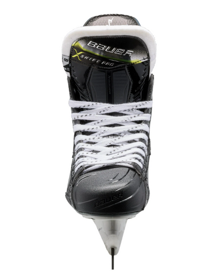 A photo of the Bauer Vapor Shift Pro Hockey Skates (2025) in colour black, and white.