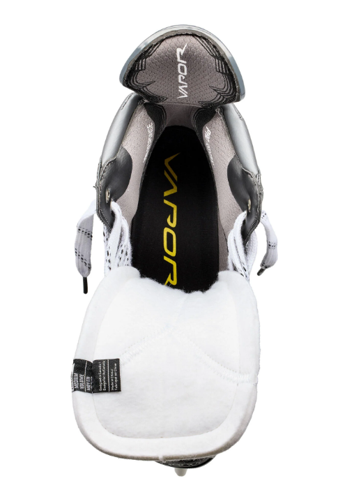 A photo of the Bauer Vapor Shift Pro Hockey Skates (2025) in colour black, and white.