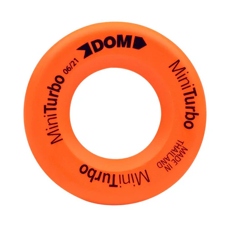 A photo of the Dom Sports Mini Turbo Ringette Practice Ring in colour orange.
