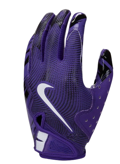 A photo of the Nike Vapor Jet 8.0 Women's Football Gloves in colour Forest Purple
