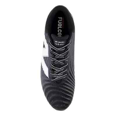 A photo of the New Balance FuelCell 4040v7 Molded Men's Baseball Cleats in colour black top down view.