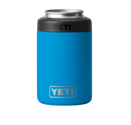 A photo of the Yeti Rambler Colster 2.0 in colour Big Wave Blue