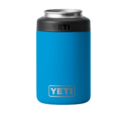 A photo of the Yeti Rambler Colster 2.0 in colour Big Wave Blue