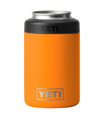 A photo of the Yeti Rambler Colster 2.0 in colour King Crab Orange