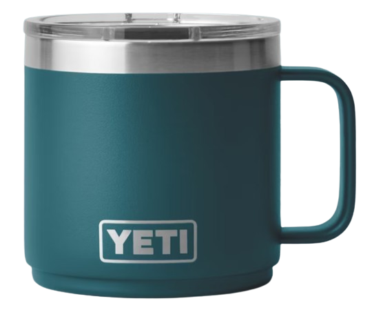 A photo of the Yeti Rambler 14 oz Mug With Magslider Lid in colour agave teal