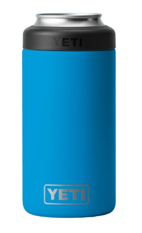 A photo of the Yeti Rambler 473 ml (16 oz.) Colster Tall Can Insulator in colour big wave blue