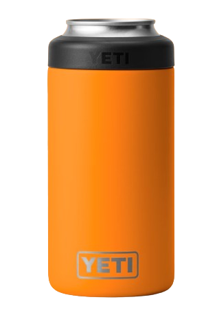 A photo of the Yeti Rambler 473 ml (16 oz.) Colster Tall Can Insulator in colour king crab orange