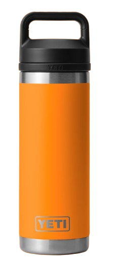 A photo of the Yeti Rambler 18oz Bottle with Chug Cap in colour king crab orange