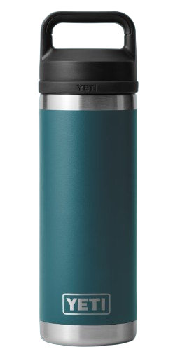A photo of the Yeti Rambler 18oz Bottle with Chug Cap in colour agave teal