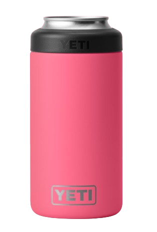 A photo of the Yeti Rambler 16oz Colster Tall Can Insulator in colour tropical pink