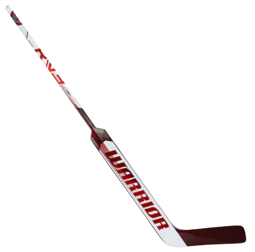 A photo of the Warrior Ritual V3 Pro Senior Goalie Stick - Regular Hand in colour red