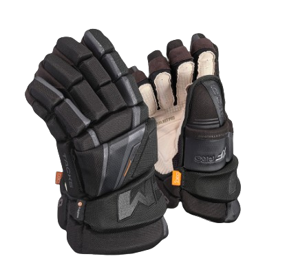 A photo of the CCM Tacks XF Pro Gloves Youth in colour black