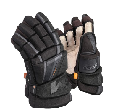 A photo of the CCM Tacks XF Pro Gloves Youth in colour black