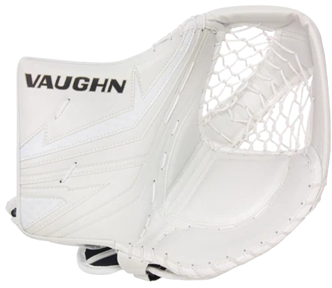 A photo of the Vaughn Ventus SLR4 Pro Senior Goalie Catcher in colour white.