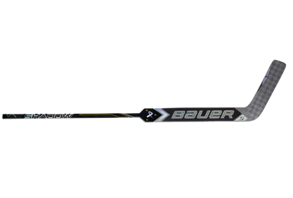 A photo of the Bauer Supreme Shadow Senior Goalie Stick - Left Hand in colour silver and black