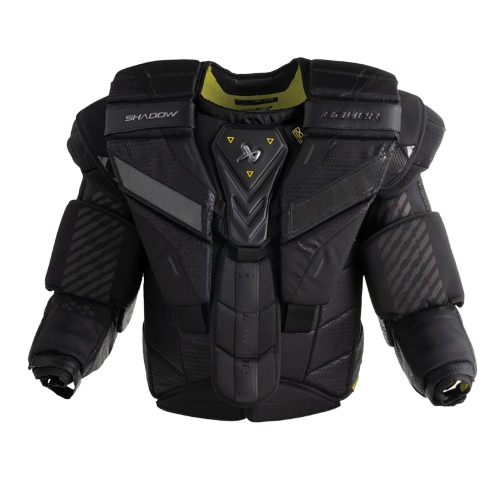 A photo of the Bauer Supreme Shadow Senior Chest Protector in colour black