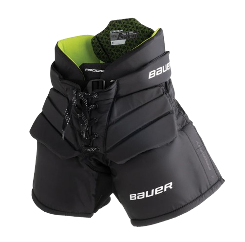 A photo of the 2024 Bauer Prodigy Youth Goalie Pants in colour black