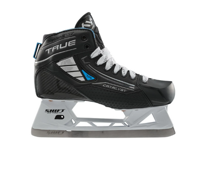 A photo of the True Catalyst 9X4 Senior Goalie Skates in colour black