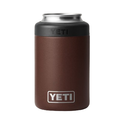 A photo of the Yeti Rambler Colster 2.0 in colour wastelands brown