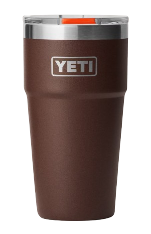 A photo of the Yeti 20oz Stackable Rambler with Magslider™ Lid in colour wastelands brown.