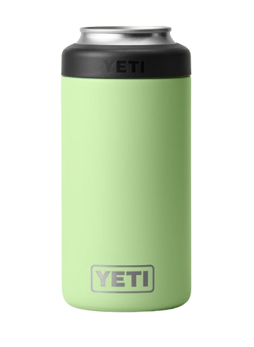 A photo of the Yeti Rambler 16oz Colster Tall Can Insulator in colour key lime.