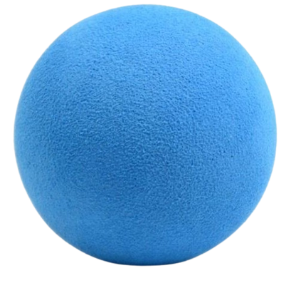 A photo of the Sidelines Mini Hockey Foam Ball in colour blue.