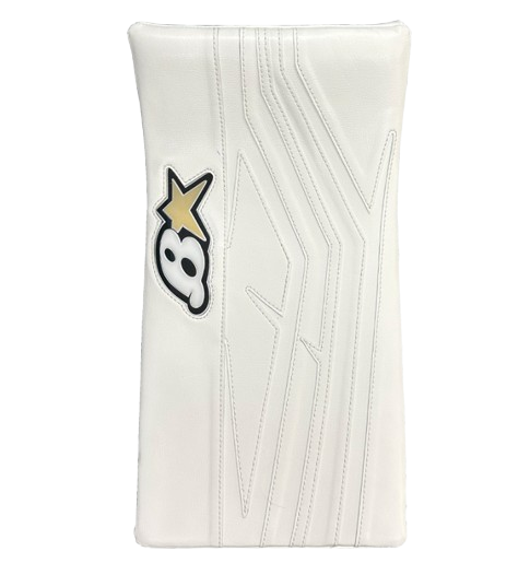 A photo of the Brian's Iconik X Goalie Blocker in colour white.