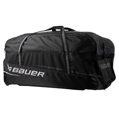 A photo of the Bauer Premium Wheeled Goalie Bag in colour black.