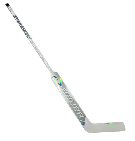 A photo of the Bauer Supreme Shadow Senior Goalie Stick - Left Hand in colour white.