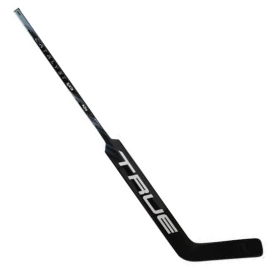 A photo of the True Hockey Catalyst 5X3 Goalie Stick in colour black. Angled view.