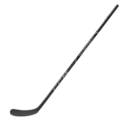 A photo of the CCM Ribcor Trigger 94K Hockey Stick in colour black. Front view.