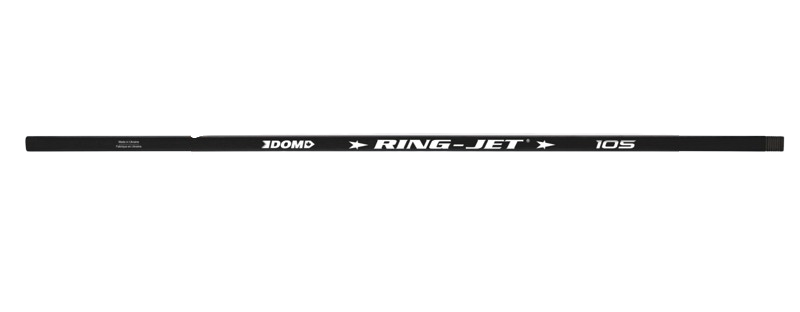 A photo of the Ring-Jet 105 Ringette Stick (2024) in colour black.
