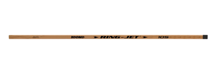 A photo of the Ring-Jet 105 Ringette Stick (2024) in natural wood colour.
