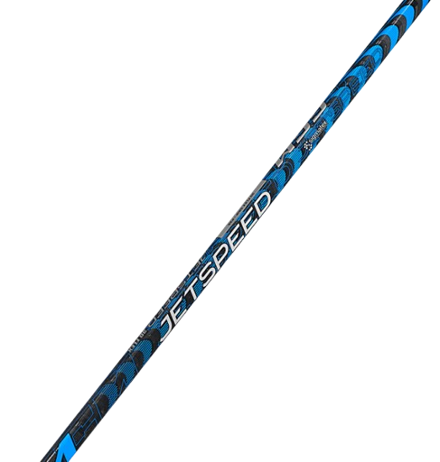 A photo of the CCM JetSpeed II Youth Hockey Stick - 40 Flex in colour blue and black. shaft view.