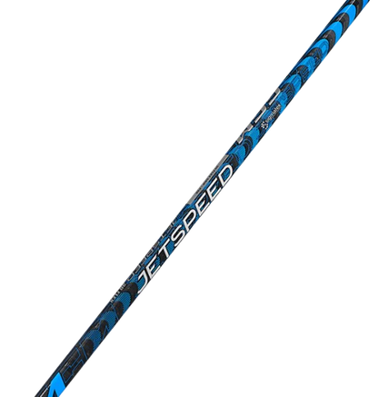 A photo of the CCM JetSpeed II Youth Hockey Stick - 40 Flex in colour blue and black. shaft view.