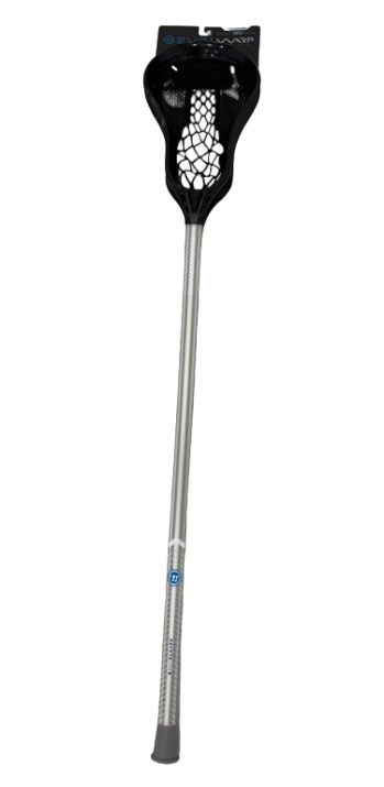 A photo of the Warrior EVO Warp Next Complete Lacrosse Stick in colour silver.