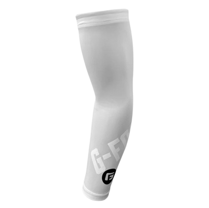 A photo of the G-Form Baseball Compression Arm Sleeve in colour white.