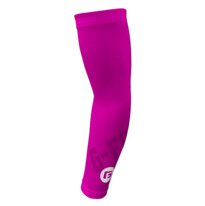 A photo of the G-Form Baseball Compression Arm Sleeve in colour pink.