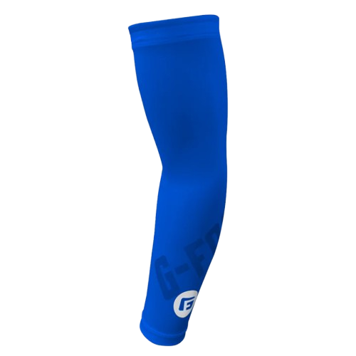 A photo of the G-Form Baseball Compression Arm Sleeve in colour royal blue.