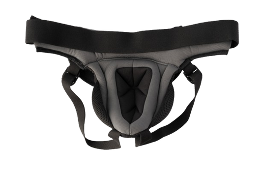 A photo of the Bauer Elite Goalie Jock (2025) in colour black. Back of the jock.